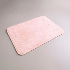 Tapete Porta Entrada Antiderrapante Aconchego 65x45cm Rosa