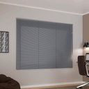 Ver imagem 2 de Persiana Horizontal Blackout Larg 0,80x1,40 Alt:Cinza