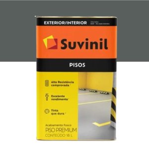 Tinta Acrilico Premium para Piso Cinza Escuro 18l - Suvinil