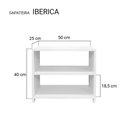 Ver imagem 5 de Sapateira Branca para Quarto Sala 50 X 40 X 25cm