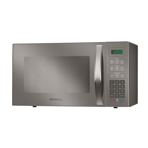 Microondas Mondial Mo-02-34-e 1400w 34 Litros 10 Níveis de Potência Espelhado 127v