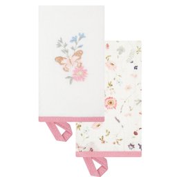 Kit 2 Babinhas Paninho de Boca Menina Blossom Bege - Hug:bege - 1