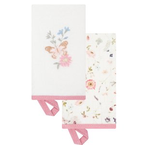 Kit 2 Babinhas Paninho de Boca Menina Blossom Bege - Hug:bege