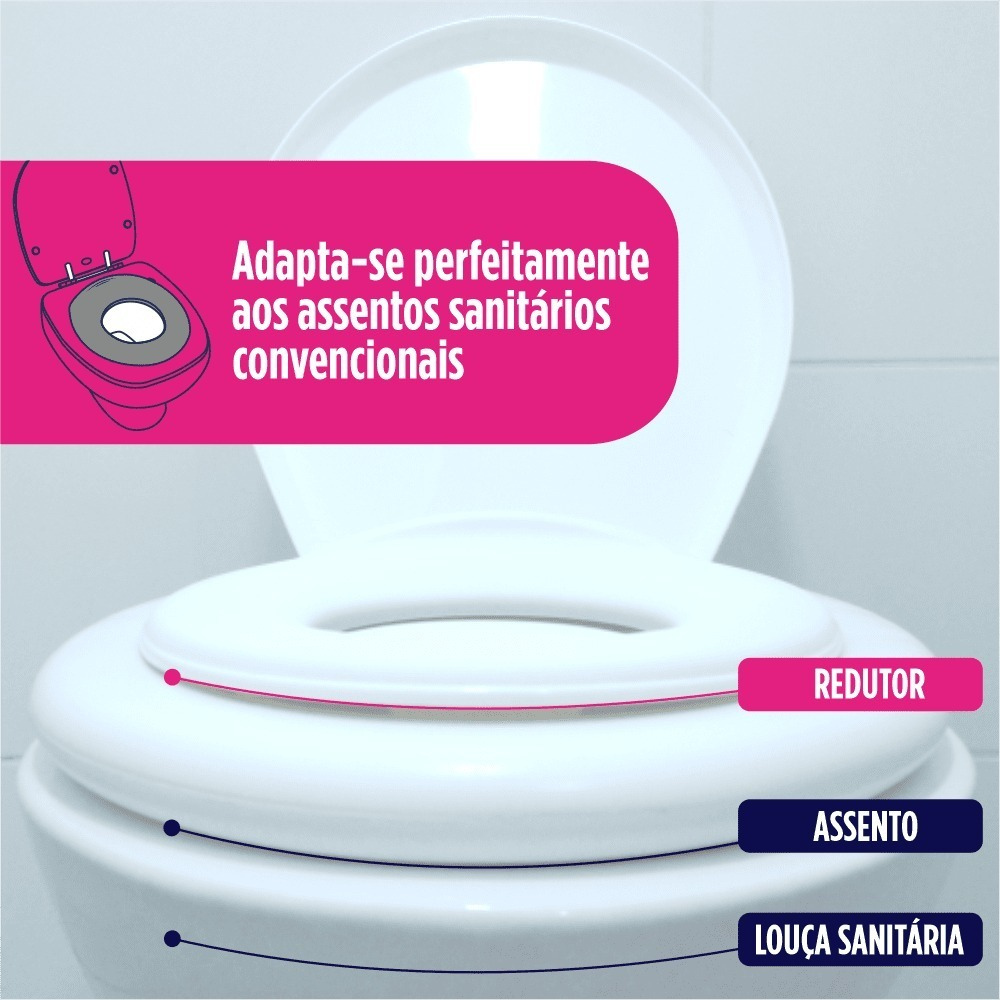 Assento Redutor Sanitário Infantil Desfralde Baby Bebê Atlas - 5