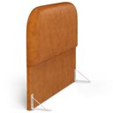 Ver imagem 6 de Cabeceira Cama Box King 195cm Orgânica Lanna W01 Couríssimo Canela - Lyam Decor