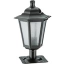 Ver imagem 3 de 6 Luminárias de Jardim Balizadores Piso Muro Preto Colonial Lente Fosca Dital Linha Grega