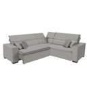 Ver imagem 3 de Sofá Milão 2.50mx2.50m de Canto, Retrátil e Reclinável - Avelã