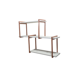 Nicho Suspenso 110x20 Vintage Duplo Rose Gold/branco 05 - 1