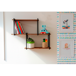 Nicho Suspenso 110x20 Vintage Duplo Rose Gold/branco 05 - 5