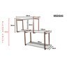 Nicho Suspenso 110x20 Vintage Duplo Rose Gold/branco 05 - 2