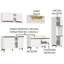 Ver imagem 5 de Armário de Cozinha Completa 300cm Branco Reims Madesa 02