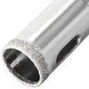 Ver imagem 3 de Serra Copo Diamantada Refrigerada 18mm Porcelanato Vidro Mármore | 05 Un