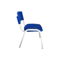 Kit 2 Cadeiras Infantil Iso Azul Brinquedoteca Escolas Ecomhome - 5
