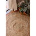 Ver mais imagens de Tapete de Juta 150cm Trançado Redondo Marrom Natural Rustico