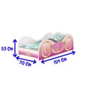 Ver imagem 3 de Cama Carro Infantil Carruagem Princesa Menina Basoto Brasil