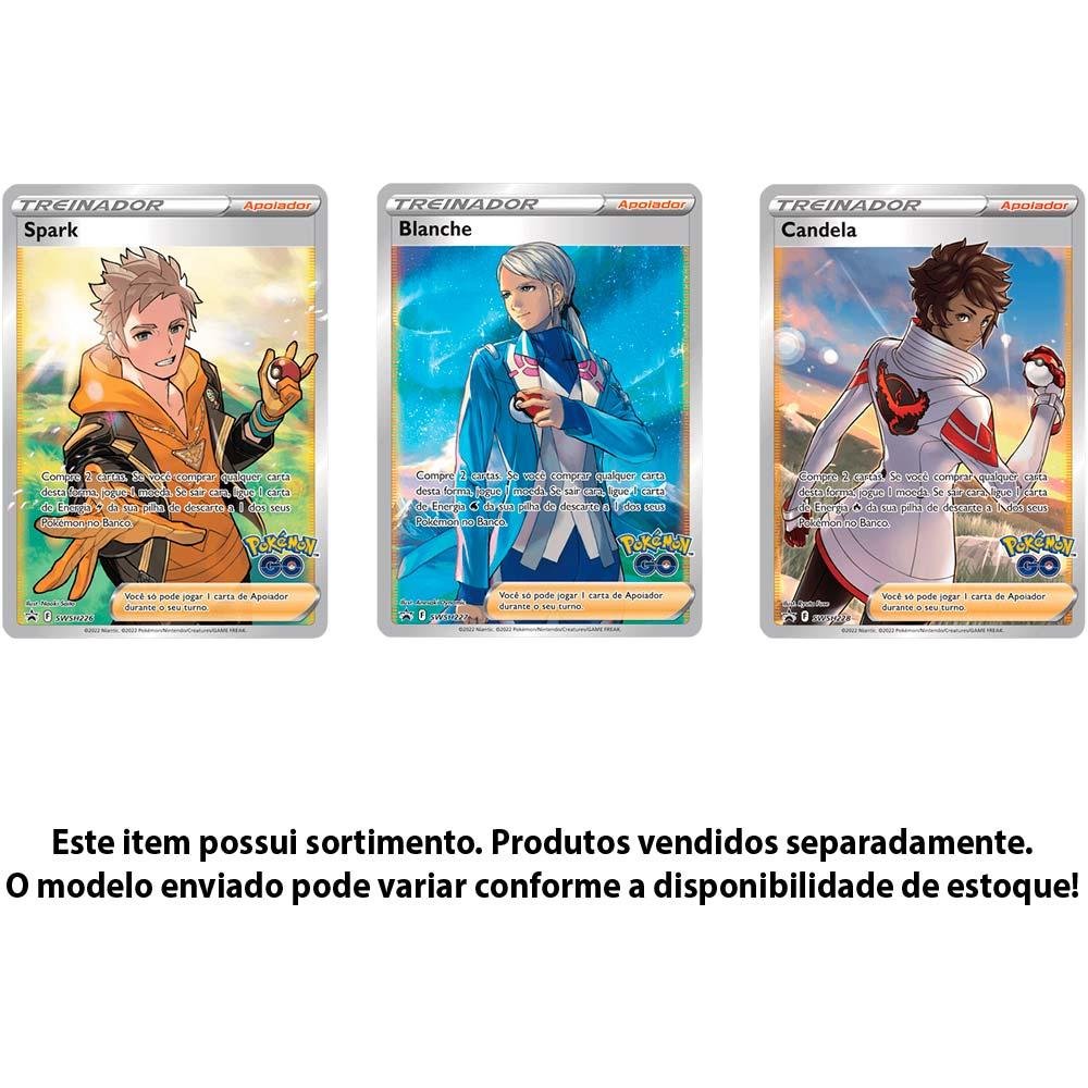 Caixa Box Cards Pokémon GO Equipe Sabedoria C/38 Carta Copag