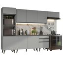 Ver imagem 3 de Armário de Cozinha Completa 320cm Cinza Nice Madesa 08