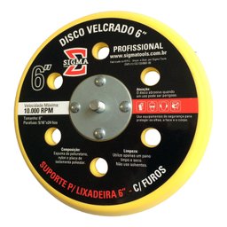 Disco Velcrado 6" C/ Furos 2.5cm X 14.7cm X 14cm - 1