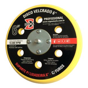 Disco Velcrado 6" C/ Furos 2.5cm X 14.7cm X 14cm