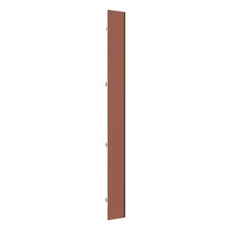 Porta para Closet Individual 25cm com Puxador Perfil Inox Luciane Móveis - 1