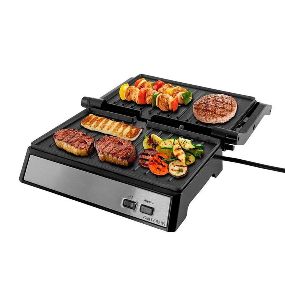 Grill/sanduicheira Philco Maxx Clean 1000w Inox Pgr21pi 127v - 6