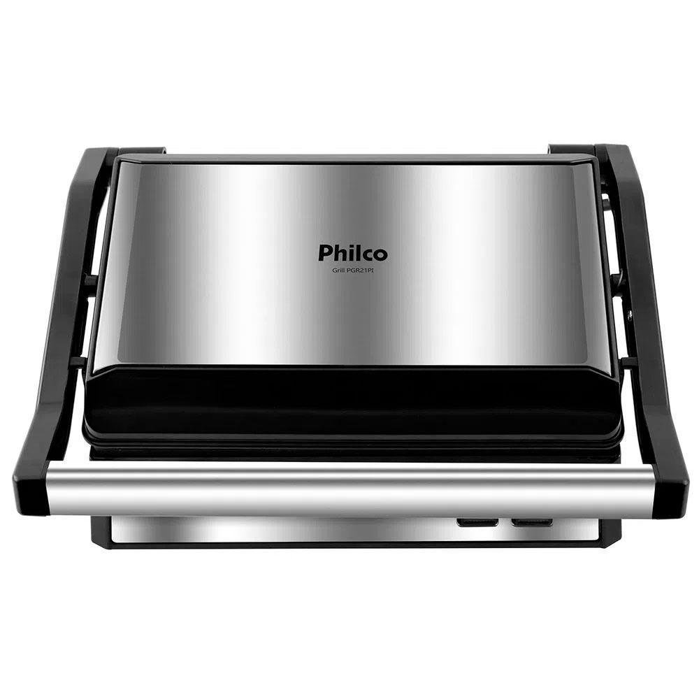 Grill/sanduicheira Philco Maxx Clean 1000w Inox Pgr21pi 127v - 2