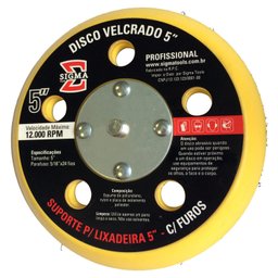 Disco Velcrado 3" S/ Furos 3cm X 3cm X 3cm . - 1