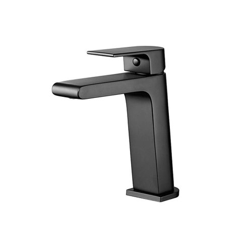 Torneira Misturador Monocomando Lorenzetti Lorenlike 2875 B78 com Bica Baixa de Bancada Preta