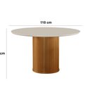 Ver imagem 4 de Conjunto Sala de Jantar Mesa Tampo de Vidro Dara 4 Cadeiras Florença