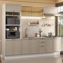 Ver imagem 1 de Armário de Cozinha Completa 270 Cm Branco/crema Vik Madesa 02