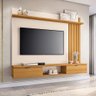 Painel Suspenso Decorativo Ripado Mdp/mdf Portas Basculantes Dublin Off White/cinamomo G-26 - Gran B - 1