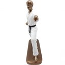 Ver imagem 3 de Estatueta Decoração Lutador Capoeira Escultura Resina 23cm