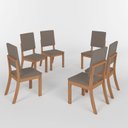 Ver imagem 6 de Kit com 6 Cadeiras de Jantar - Milla