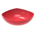 Ver imagem 2 de Kit 12 Travessas Plásticas Saladeira Vermelha Restaurante Crippa Salada Sobremesa