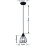 Pendente Aramado Teardrop Preto Sala Quarto Cozinha Banheir - 2