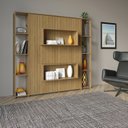 Ver imagem 2 de Cama Articulada de Casal com 8 Prateleiras e 2 Nichos 209,9x198,5cm Cm8040