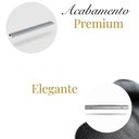 Ver imagem 3 de Kit 20 Puxadores Drop 30cm Alumínio Sobrepor para Móveis e Gavetas Prata