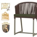 Ver imagem 4 de Mesa com 4 Cadeiras e Noronha Estofado 13 Trama Original Marrom