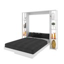 Ver imagem 3 de Cama Articulada de Casal com 8 Prateleiras e 2 Nichos 209,9x198,5cm CM8040 Branco