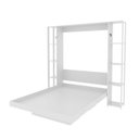 Ver imagem 5 de Cama Articulada de Casal com 8 Prateleiras e 2 Nichos 209,9x198,5cm CM8040 Branco