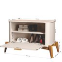 Ver imagem 6 de Mesa de Cabeceira com Puxador e Pés em Madeira Maciça Buriti