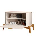 Ver imagem 5 de Mesa de Cabeceira com Puxador e Pés em Madeira Maciça Buriti