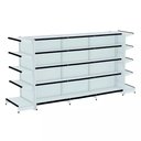 Ver imagem 1 de Gondola Centro 170 Fit Ate 3 Metros 2 Ponta Branco 40b Pe Preto