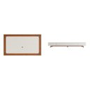 Ver imagem 5 de Rack com Painel para TV até 75 Polegadas MDF 220CMX187,9cm Pés em Madeira Maciça Flynt Oslo Bege