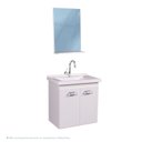 Ver imagem 4 de Gabinete de Banheiro com Espelheira Kit Brasilia 45cm Branco