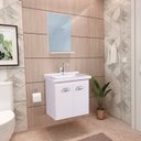 Ver imagem 6 de Gabinete de Banheiro com Espelheira Kit Brasilia 45cm Branco