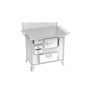 Fogão Lenha Gabinete Esquerdo 85x89x67 Cm
