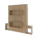 Ver imagem 6 de Cama Articulada de Casal 209x198cm com 2 Mesas de Cabeceira, Nichos e Gavetas Cm8041