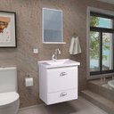 Ver imagem 1 de Gabinete de Banheiro com Espelheira Kit Guarulhos 50cm