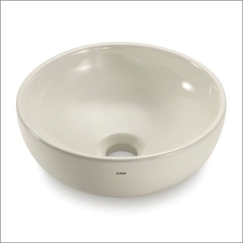 Cuba de Apoio Redonda 30cm em Cerâmica Ica1601 Icasa